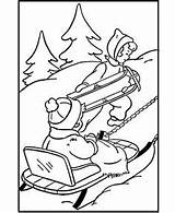 Kids Coloring Pages Climbing Cliff Mountaineering Colouring Rock Winter sketch template