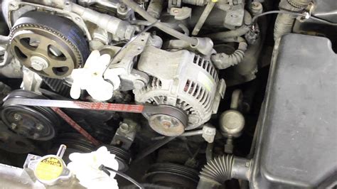 project altezza service  fe engine belts install part  youtube