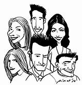 Tv Show Coloring Pages Friends Getdrawings Printable Drawing Challenge Days sketch template