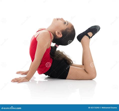Flexible Girl Stock Image Image Of Cute Fitness Gymnastics 42173293