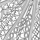 Swirl Licorice sketch template