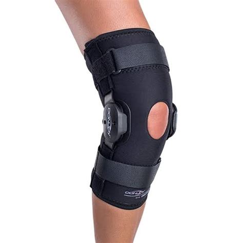 donjoy advantage stabilizing double hinged knee wrap brace  sprains