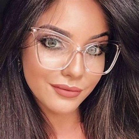 Fashion Cat Eye Eyeglasses Frame Women Computer Optical