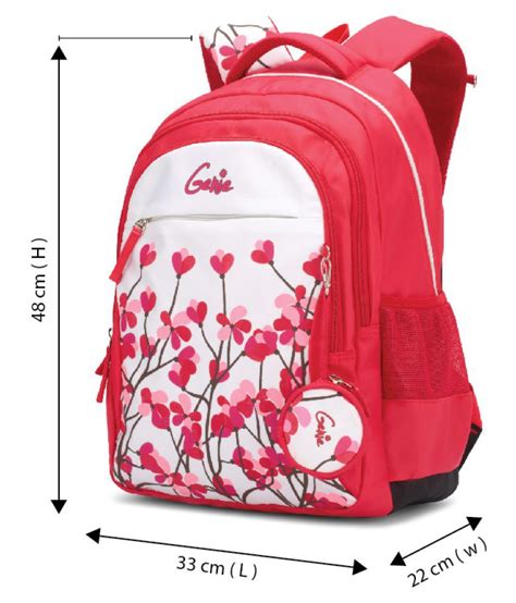 Genie Pink Backpack Buy Genie Pink Backpack Online At Low Price