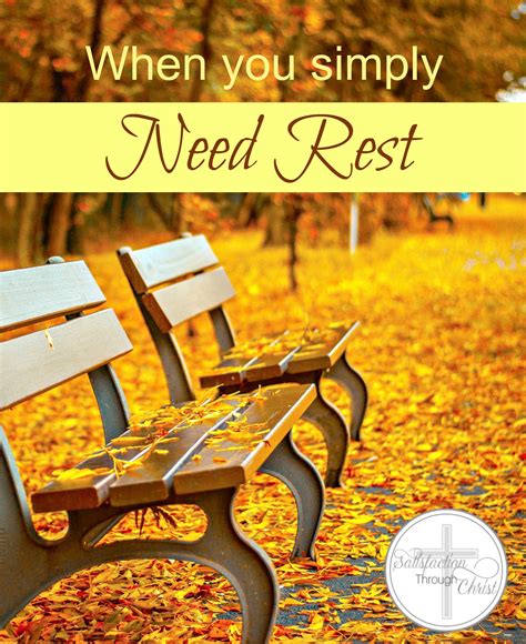 simply  rest