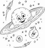 Coloring Meteor Pages Pages1 Kids Planet Print Saturn Uzay sketch template
