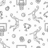 Doodle Seamless sketch template