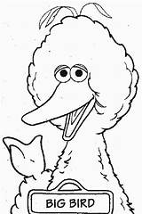 Bird Sesame Elmo Uccelli Ernie Bert Coloringbookfun Sheets Cliparts Disegno Malvorlage Charactor Malvorlagen N3 sketch template