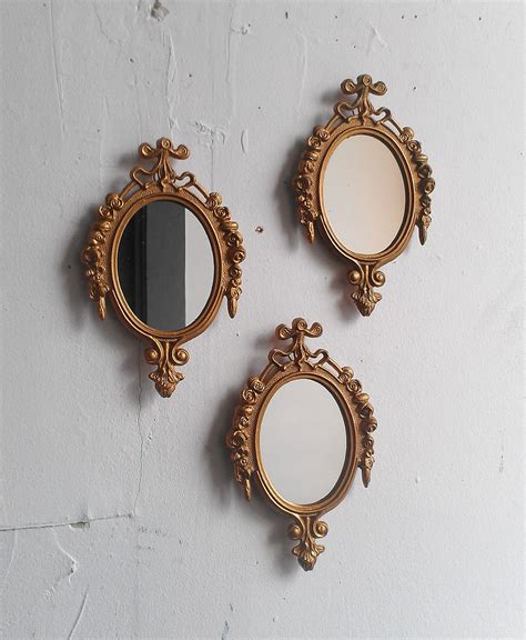 small decorative wall mirror sets