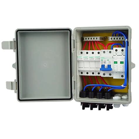 string pv combiner box  lighting arrester  rated currentuniversal solar panel