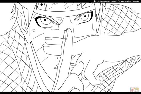 naruto  sasuke coloring pages coloring pages