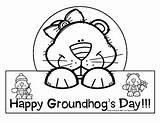 Groundhog Freebie sketch template