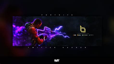 gfx  photoshop twitter header template clean