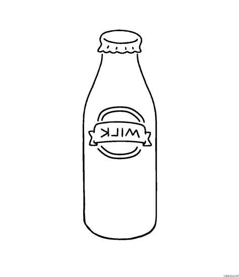 milk bottle coloring pages turkau