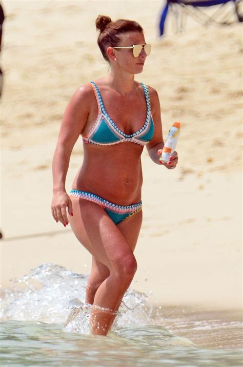 coleen rooney in a green bikini barbados may 2017 celebrity nude leaked
