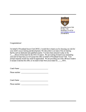 printable acceptance letter forms  templates fillable samples