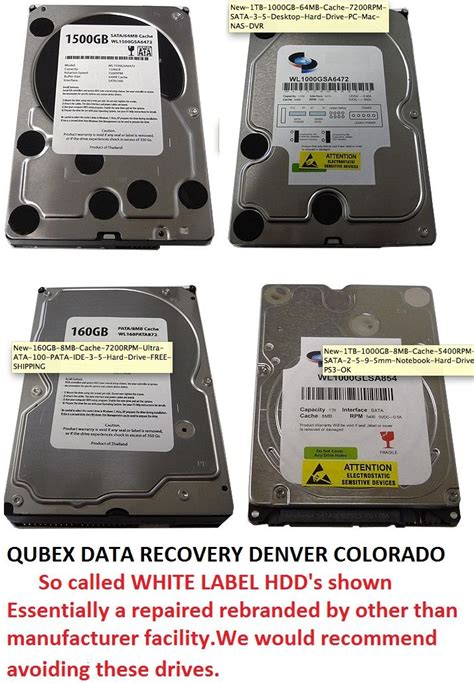 white label hard drive    samples shown memory chip data recovery
