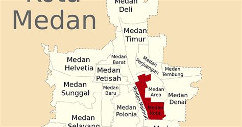 daftar nama kecamatan  kelurahan sekota medan hariancom