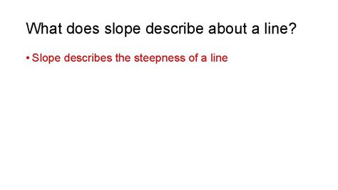 slope describe    slope