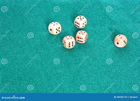 random throw   dice stock photo image