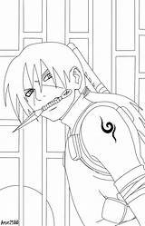 Itachi Anbu Coloring Pages Naruto Deviantart Manga Anime sketch template
