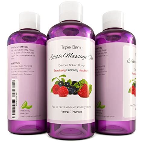 From Usa ★ Edible Massage Oil Raspberry Blueberry