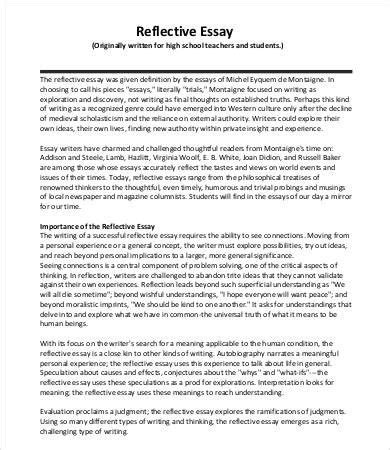 reflection essay reflection paper narrative essay essay writing