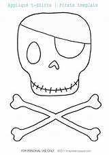 Pirate Crossbones Skull Applique Templates Sewing Fall Typepad Choose Board sketch template
