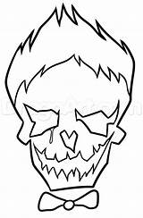 Joker Squad Suicide Coloring Pages Draw Skull Drawing Harley Drawings Easy Cute Cool Face Step Symbol Batman Quinn Clipart Simple sketch template