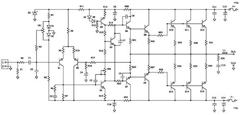 sc sa amplifier schematic