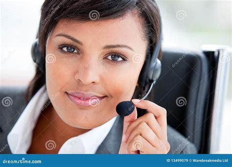 portrait   customer service agent royalty  stock images image