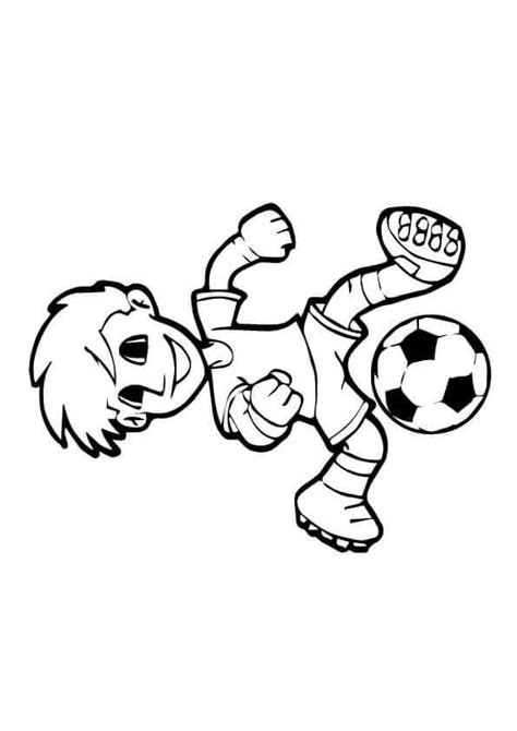 printable football  soccer coloring pages