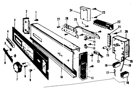 kenmore kenmore undercounter dishwasher parts model   sears partsdirect