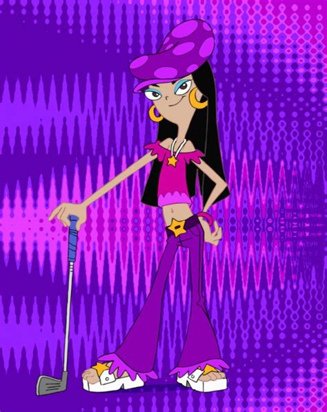 Image Stacy Golfing Queen  Phineas And Ferb Wiki