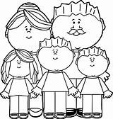 Clipart Parents Coloring Family Child Kids Parent Cliparts Library sketch template
