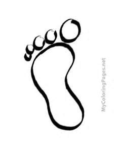 coloring pages baby feet allcoloredcom clipart  clipart
