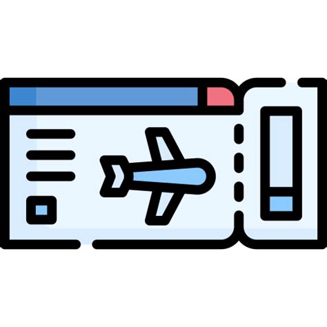 Boarding Pass Free Travel Icons