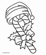 Candy Cane Coloring Pages Printable Christmas Color Kids Cool2bkids Print Template Getcolorings Choose Board sketch template