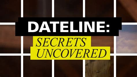dateline secrets uncovered nbccom