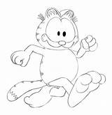 Coloring Garfield Pages Print Show Printable Preschool Runs Para Colorear Kids Corriendo Dibujos Dibujo Everfreecoloring Cartoons Cartoon Characters Search sketch template