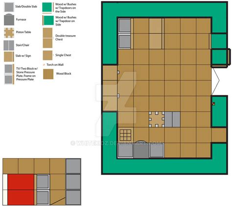 minecraft house floor plan  whitekidz  deviantart