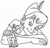 Peter Pan Printable Pages Coloring Tinkerbell Tinklebell Getcolorings Bell Print sketch template