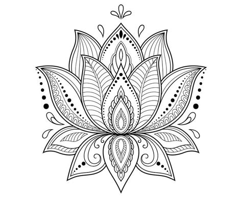 printable lotus flower mandala coloring pages printable word searches