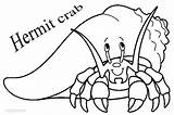 Hermit Crab Coloring Einsiedlerkrebs Malvorlagen Ausdrucken Cool2bkids Clipground sketch template