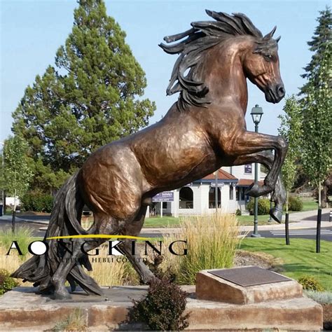 outdoor garden  custom large metal horse sculpture  sale