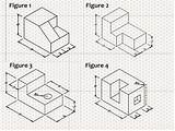 Orthographic Drawing Isometric Three Worksheets Pdf Practice Drawings Engineering Exercises Sketch Sketching Piping Simple 3d Getdrawings Game Symbols Cad Cube sketch template