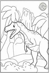 Allosaurus Coloring Pages Grab Crayons Just sketch template