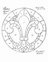 Stained Celtic Beginner Stain Fleur Lis Freeprintabletm Mosaiquismo Stainedglasspatterns sketch template