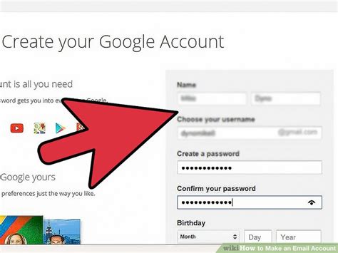guidelines    create  email account  ease  updates