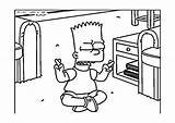Simpsons Coloring4free sketch template